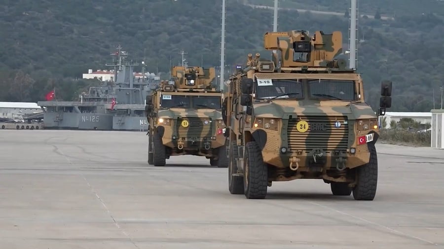 טורקיה מתחמשת  סרטון אימונים של  חיל הרגלים 