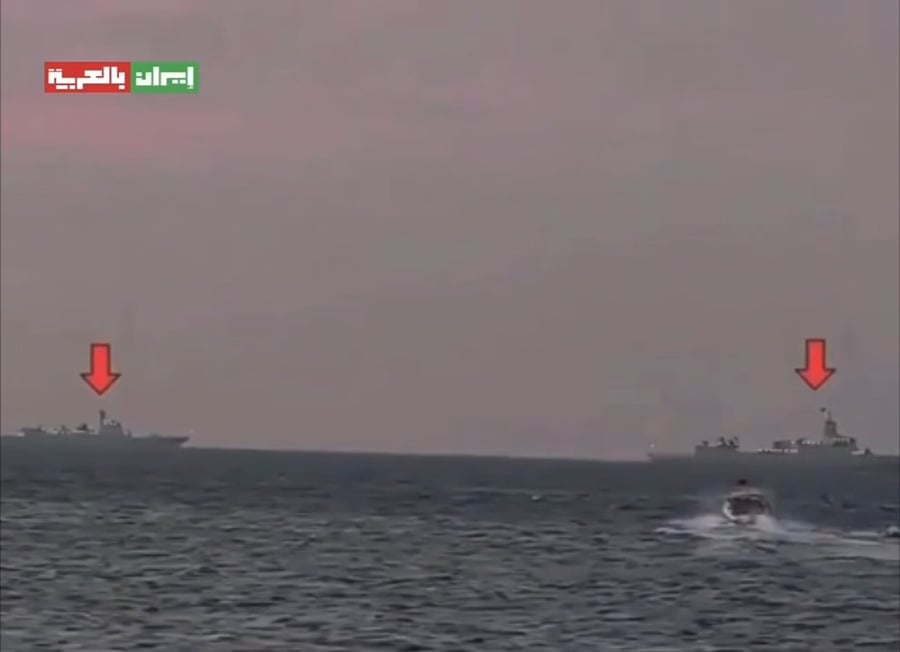 משחתות הטילים הסיניות באיראן