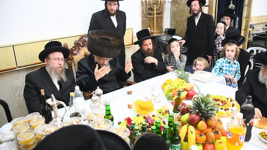 האדמו"ר מאנטניא בטיש ט"ו בשבט