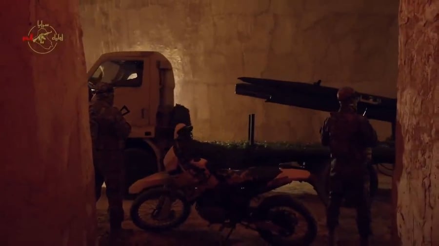 המליציות בעיראק חושפים עיר טילים תת קרקעית 