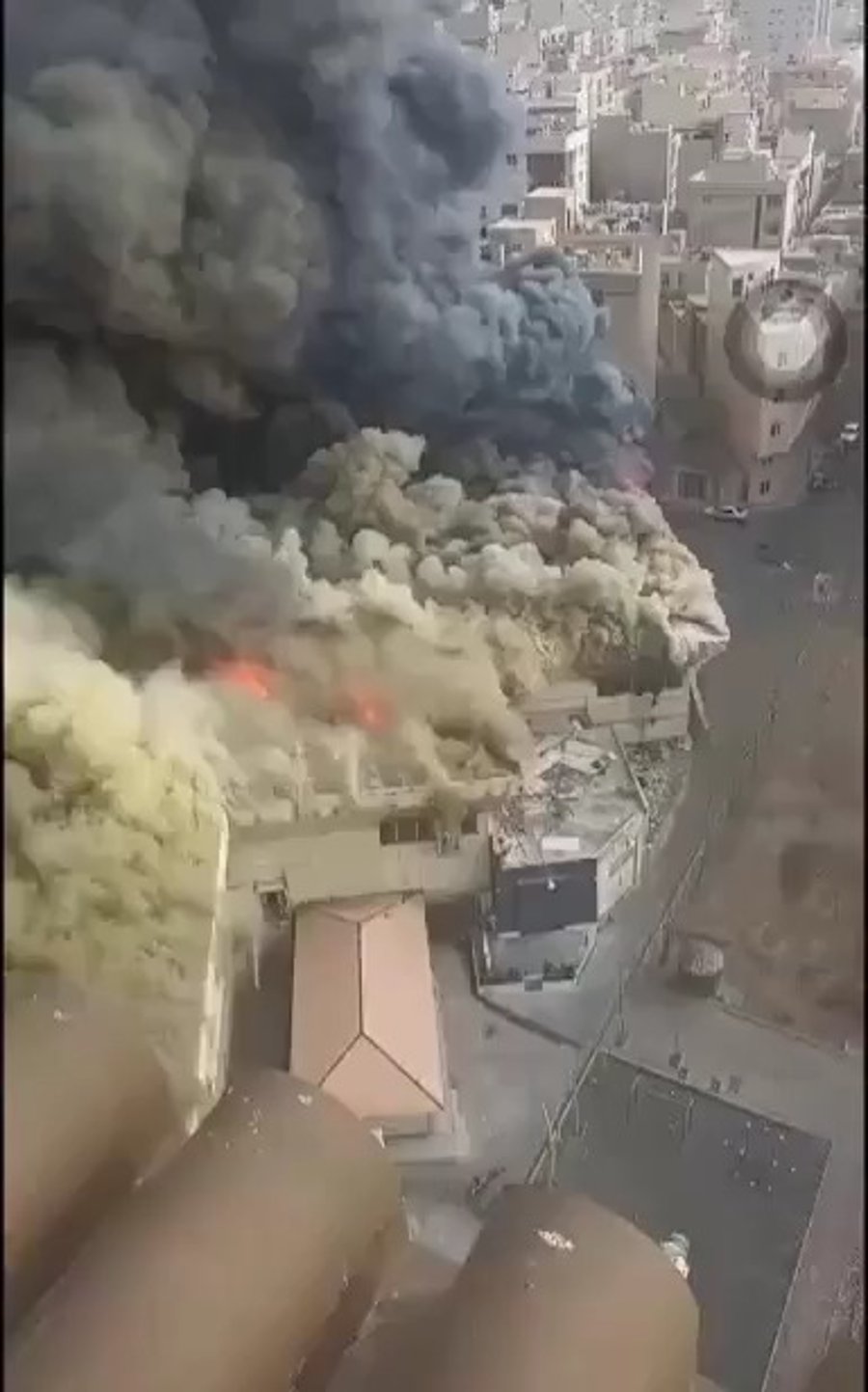 השריפה באיראן