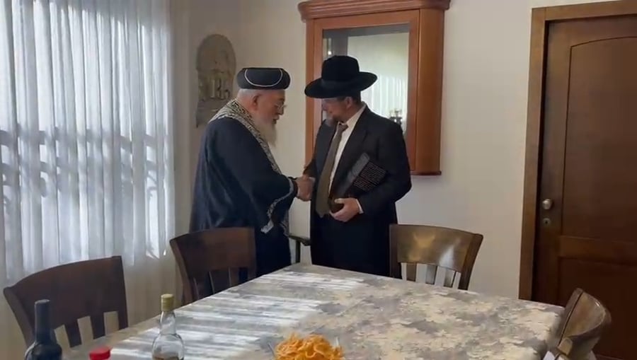 הגר"א דרעי אצל הגרש"מ עמאר