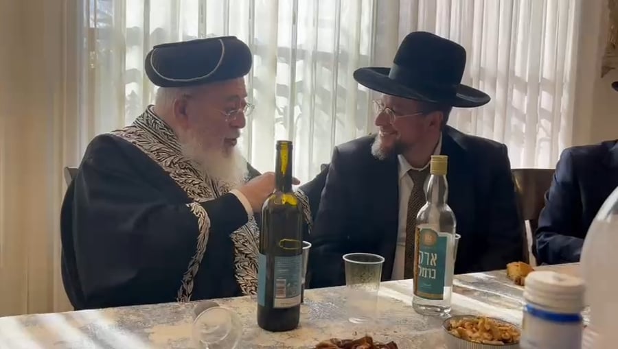 הגר"א דרעי אצל הגרש"מ עמאר