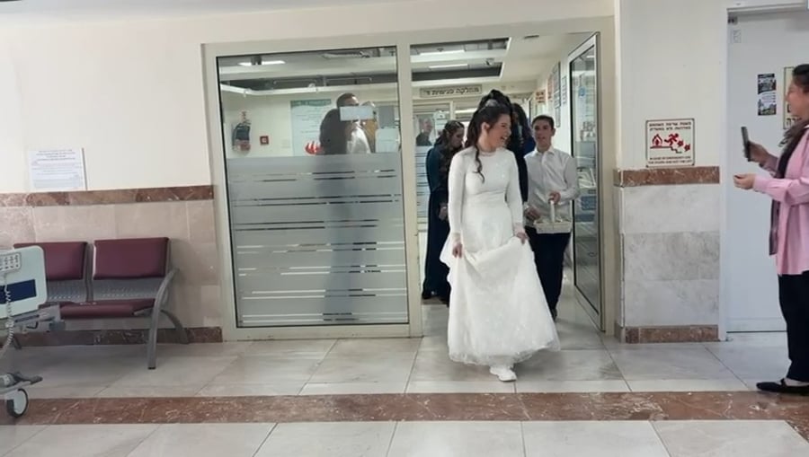 הכלה אתמול בבית החולים