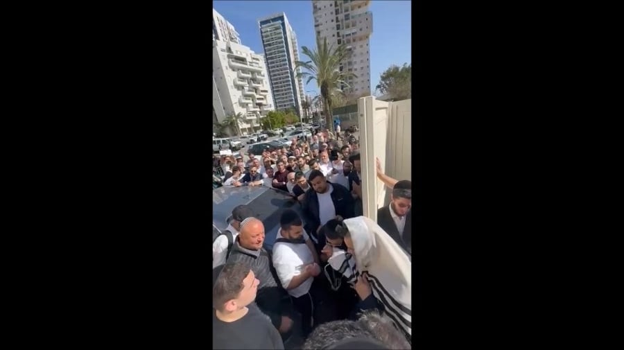 התגובה של הינוקא, היום במקום בו צפוי להיות ההריסה חלילה