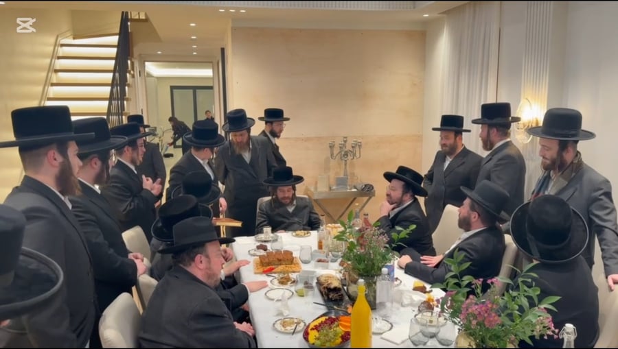 הרבי מקרעטשניף כפר אתא בביקור הוד בארה"ב