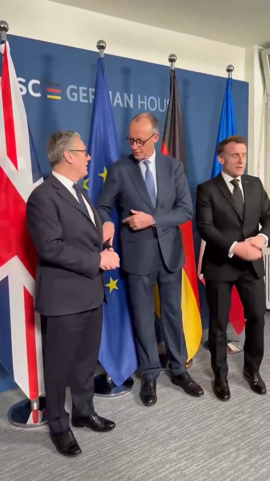 קנצלר גרמניה, פרידריך מרץ, וראש ממשלת בריטניה, קיר סטארמר 