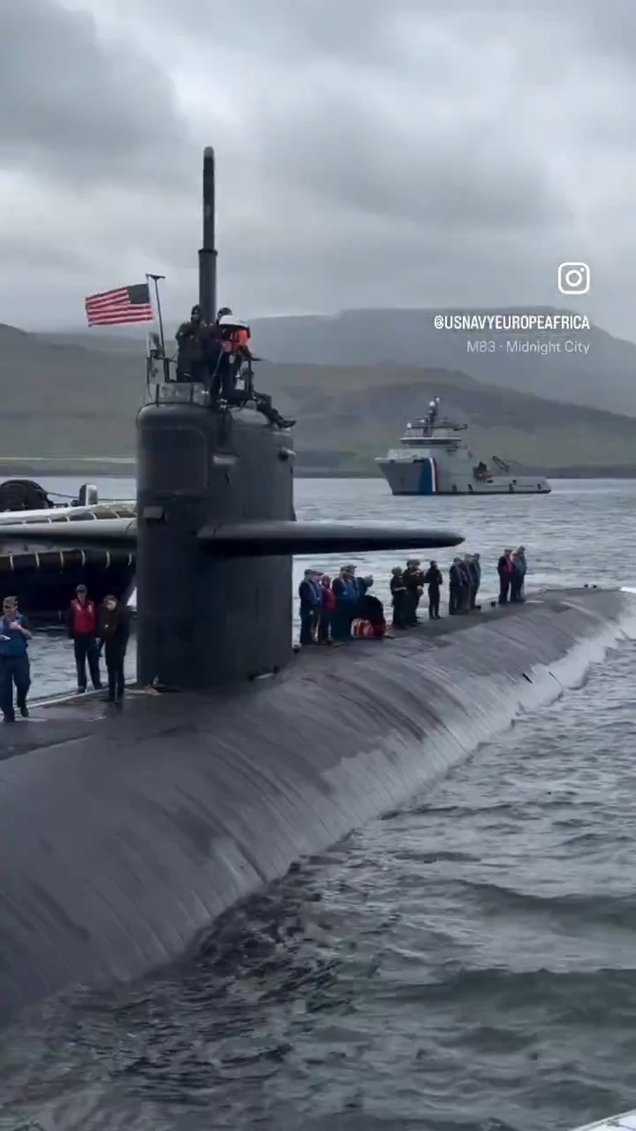 הצוללת הגרעינית הראשונה שעגנה באיסלנד