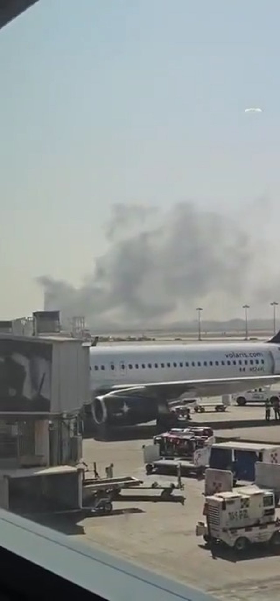 הכאוס בנמל התעופה הבינלאומי גואדלחרה