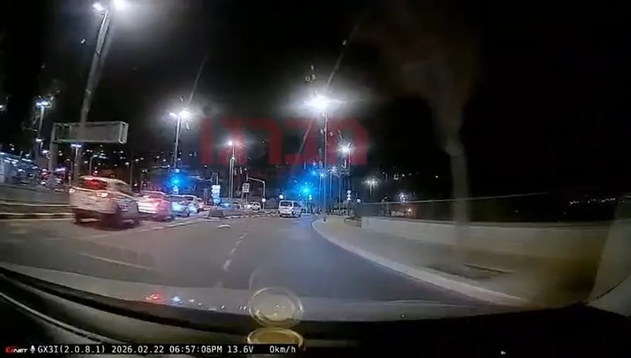 תיעוד התאונה החזיתית