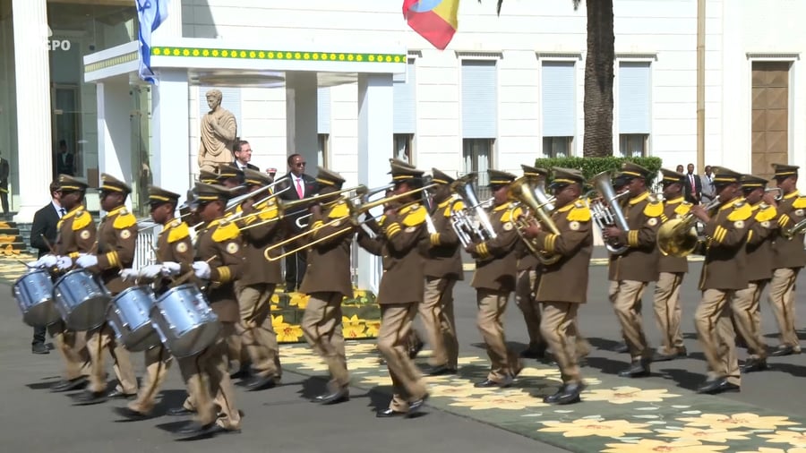 פגישת נשיא המדינה יצחק הרצוג עם נשיא אתיופיה
