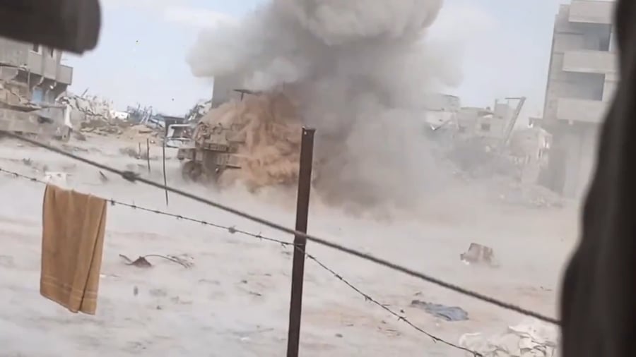 טנק מרכבה במלחמת התקומה  בעזה