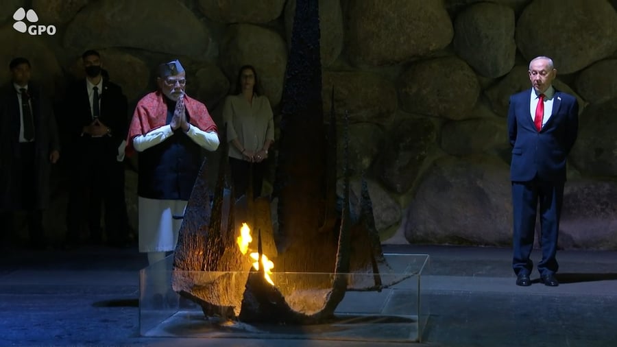 הביקור ביד ושם