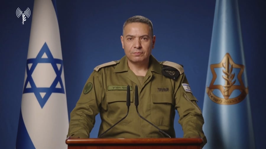 ההצרה המלאה של דובר צה"ל תת-אלוף אפי דפרין