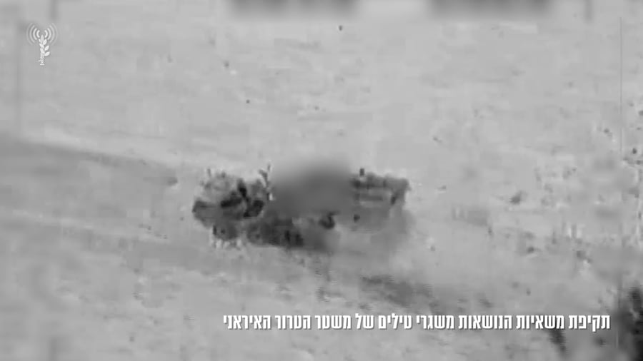 תקיפות חיל האוויר לעבר משגרים ומערכות הגנה איראניות