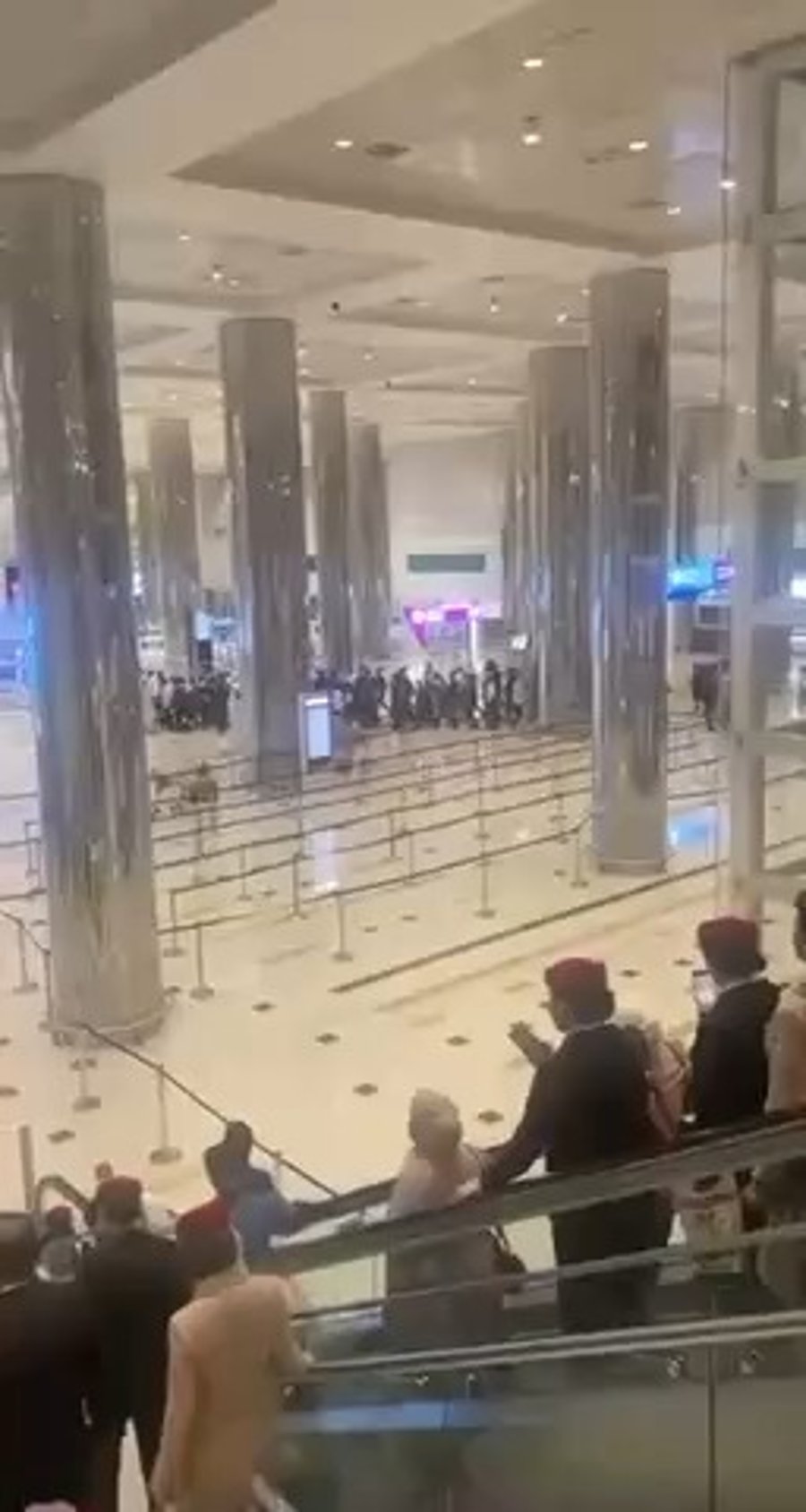 הכאוס בשדה התעופה בדובאי