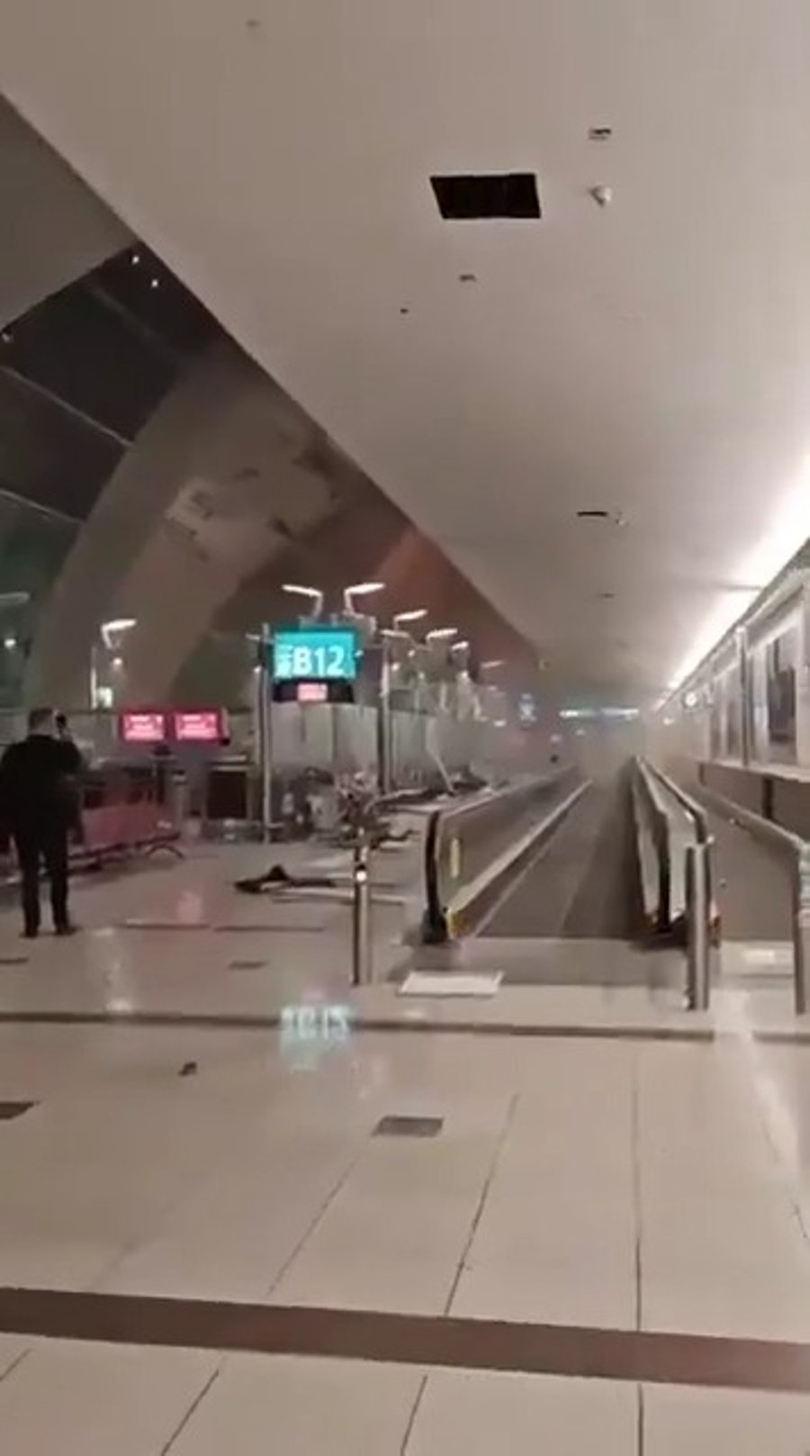 הכאוס בשדה התעופה בדובאי