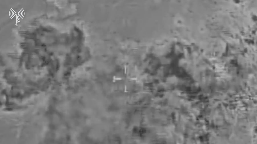 השמדת משגר טילים בליסטיים איראן