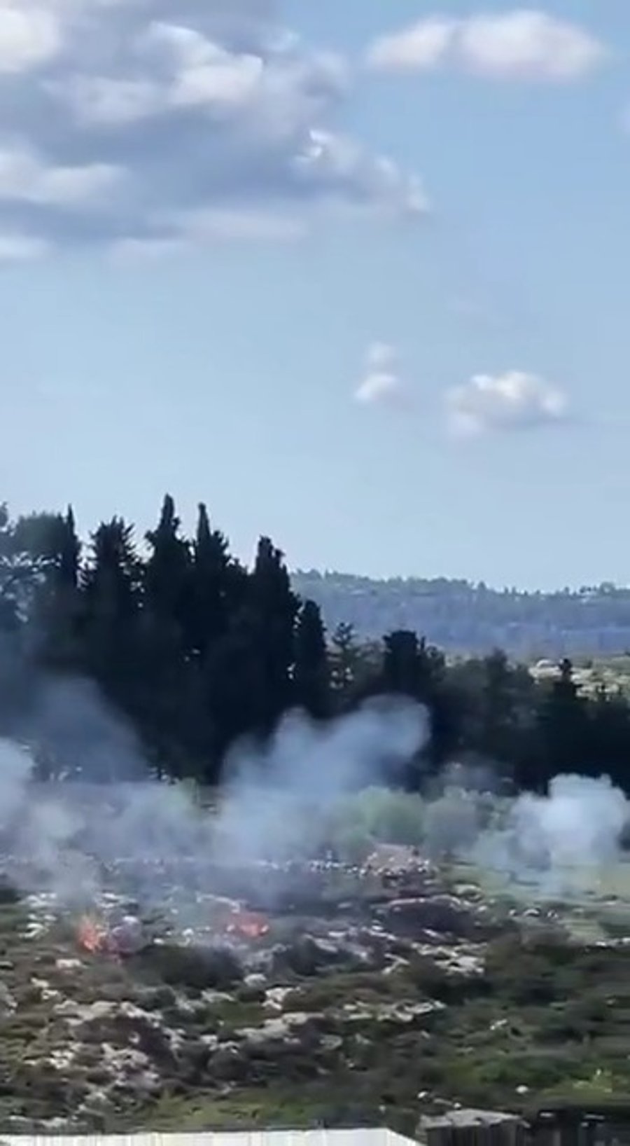 רסיס איראני ליד רמאללה