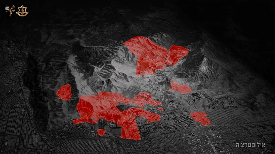 כך נראה המתחם שהותקף