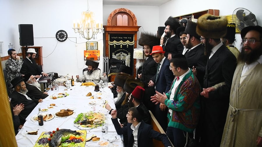 פורים בחצה"ק ספימקא רמת אהרן