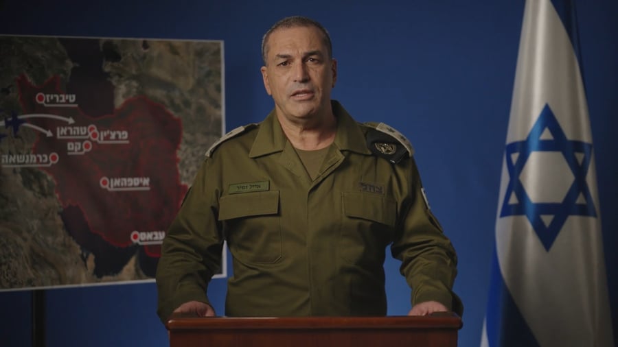 הרמטכ"ל בהצהרה הערב