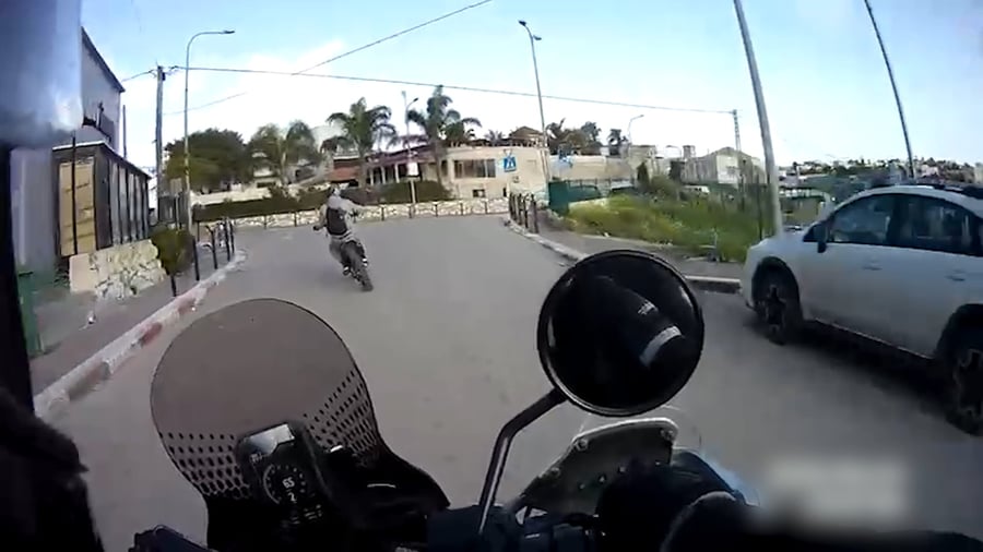 המרדף אחר רוכב האופנוע