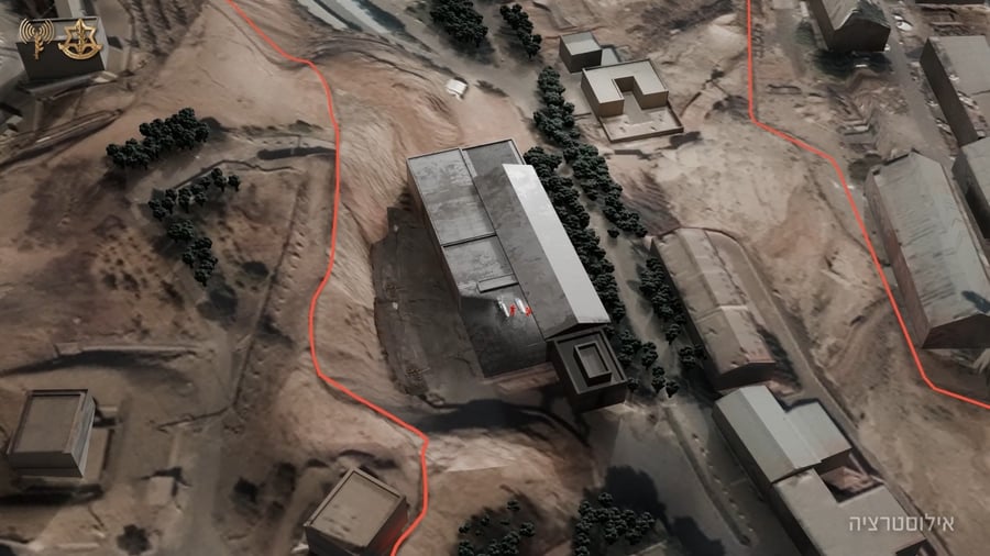 הדמיה תלת-מימדית של אתר הייצור בפ׳ארש׳ין