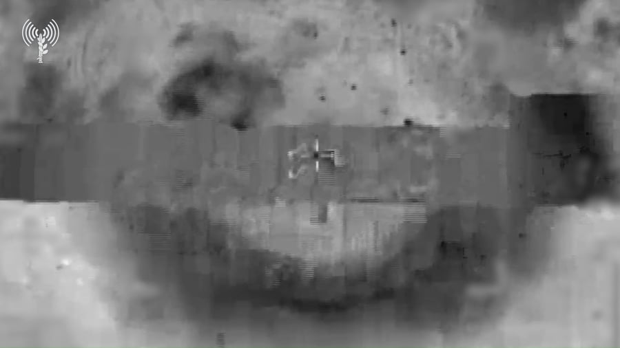 השמדת המשגר הרקטות במרחב דרום לבנון