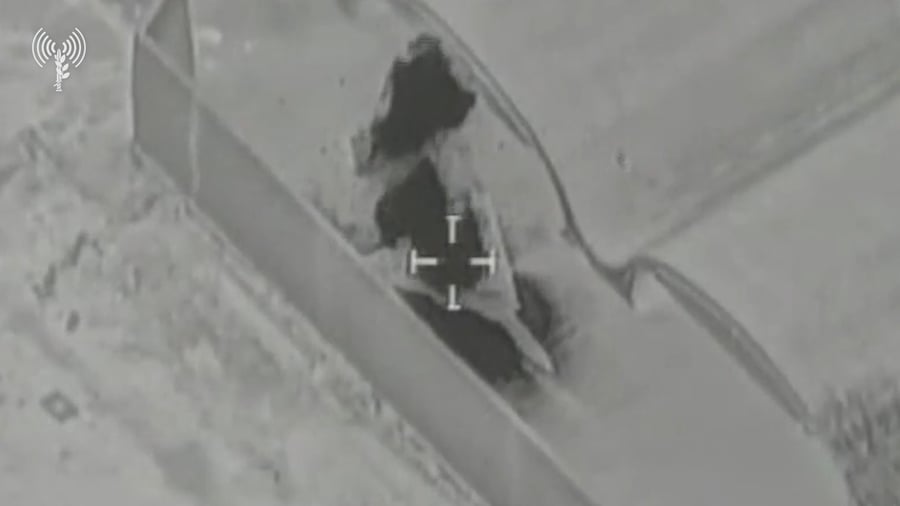 לקט תיעודים של תקיפת כלי טיס של צבא איראן