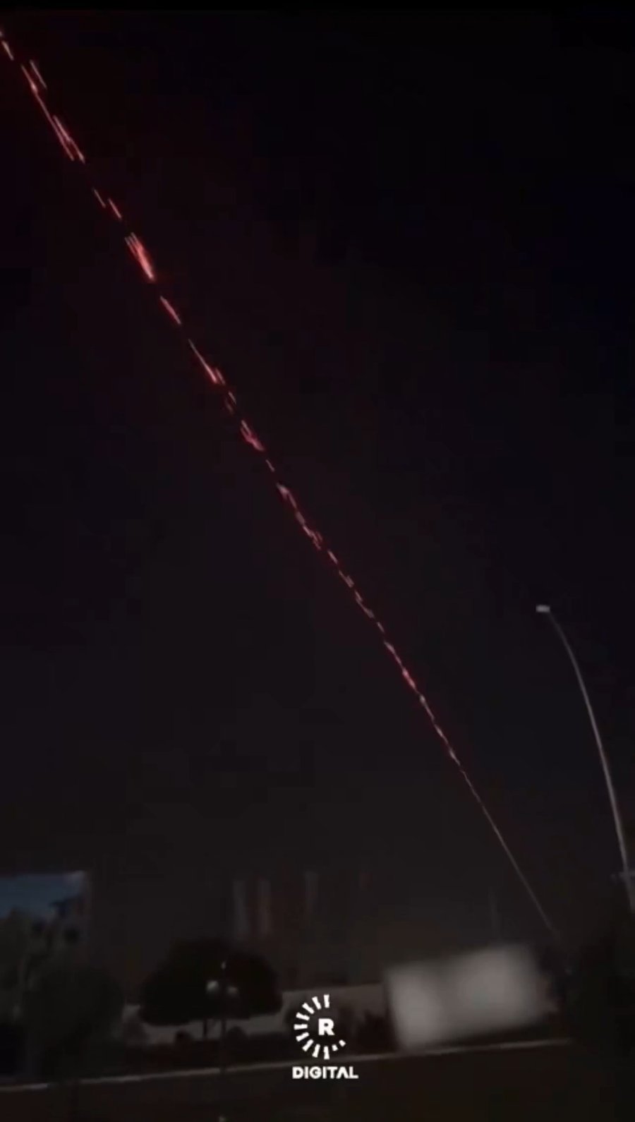 מערכות C-RAM אמריקאיות הפילו רחפנים איראניים מעל ארביל, עיראק,