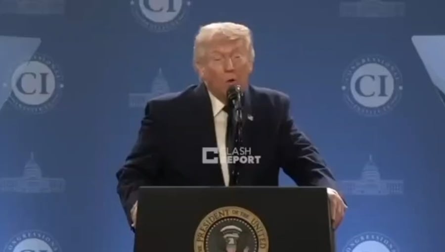 "אנחנו מוחצים אותם ביחד עם הישראלים", קטע מתורגם מדברי הנשיא בהצהרה