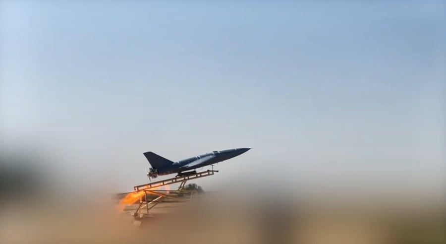 שיגור הכטב"מים מאיראן