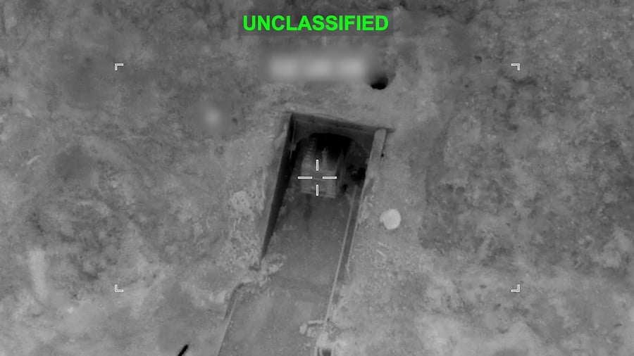 תקיפת משגרי טילים שהאיראנים ניסו להסתיר