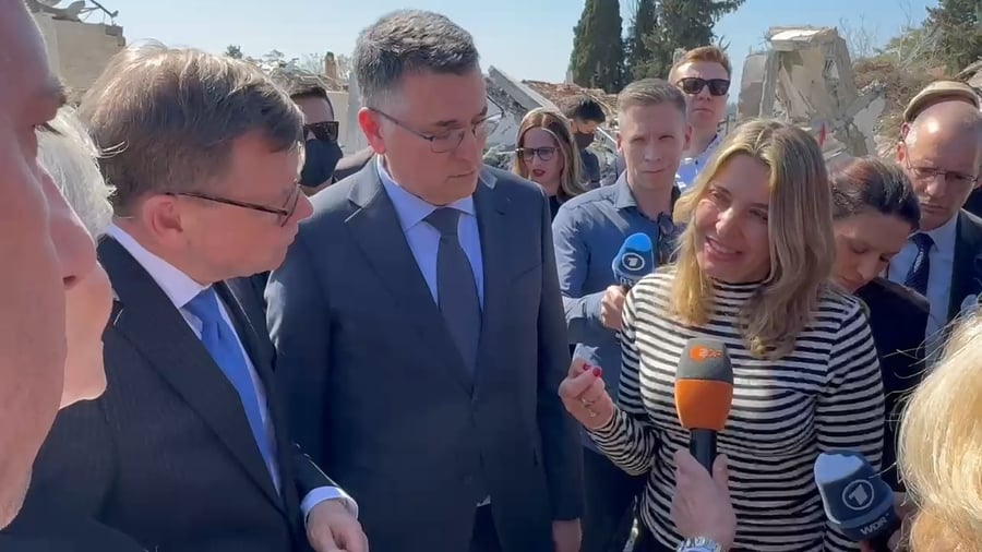 סמדר כץ שבעלה נרצח  - בשיחה מרגשת עם השר סער