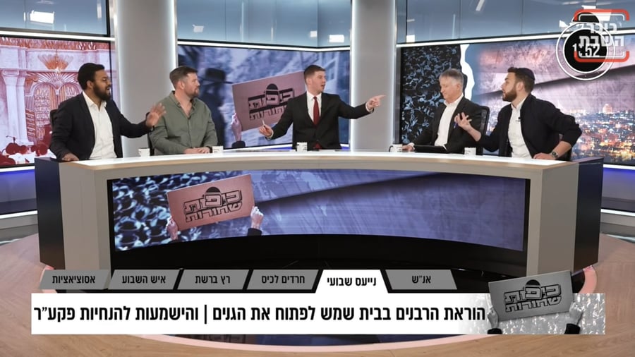 מתוך התוכנית כיפות שחורות