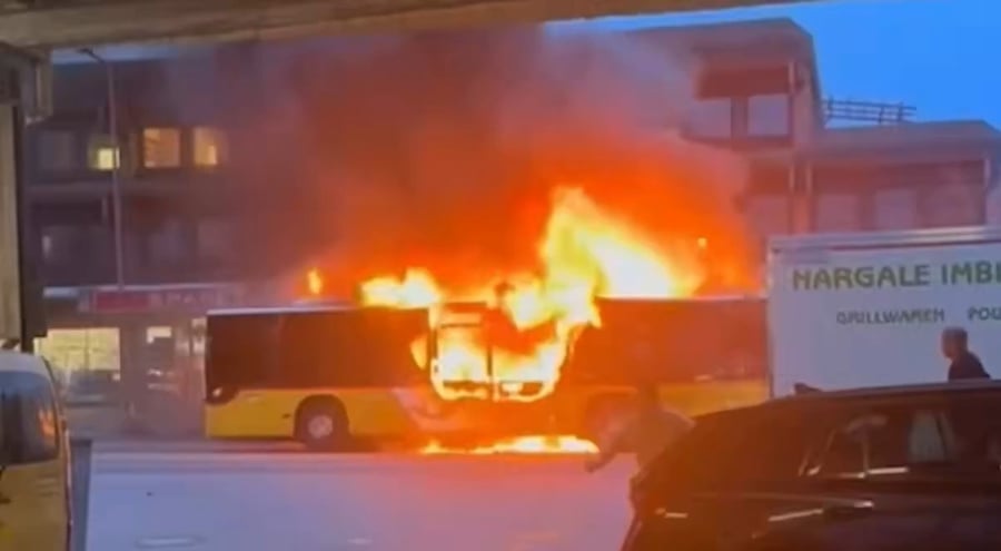 האוטובוס בוער, שוויץ