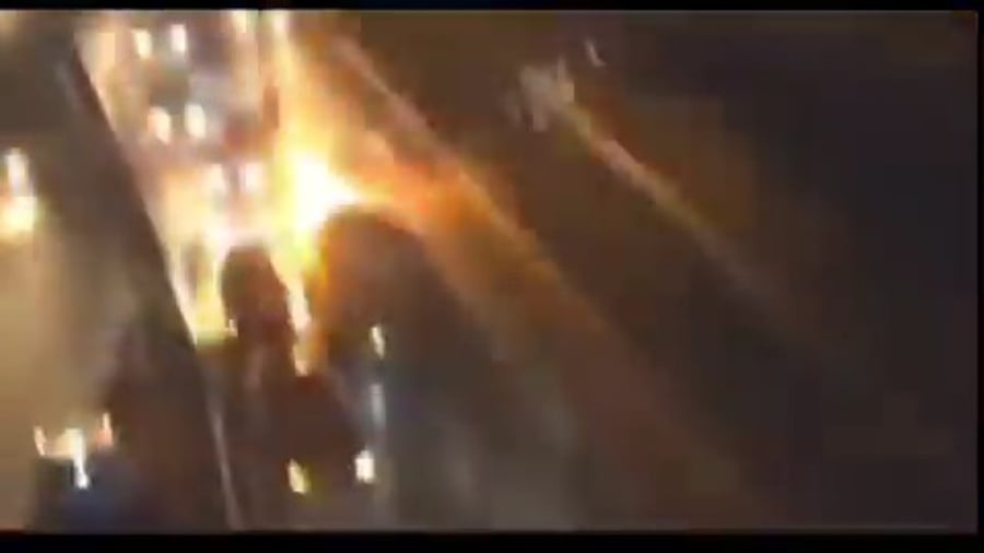 תיעוד דרמטי ממתקפת הרחפנים