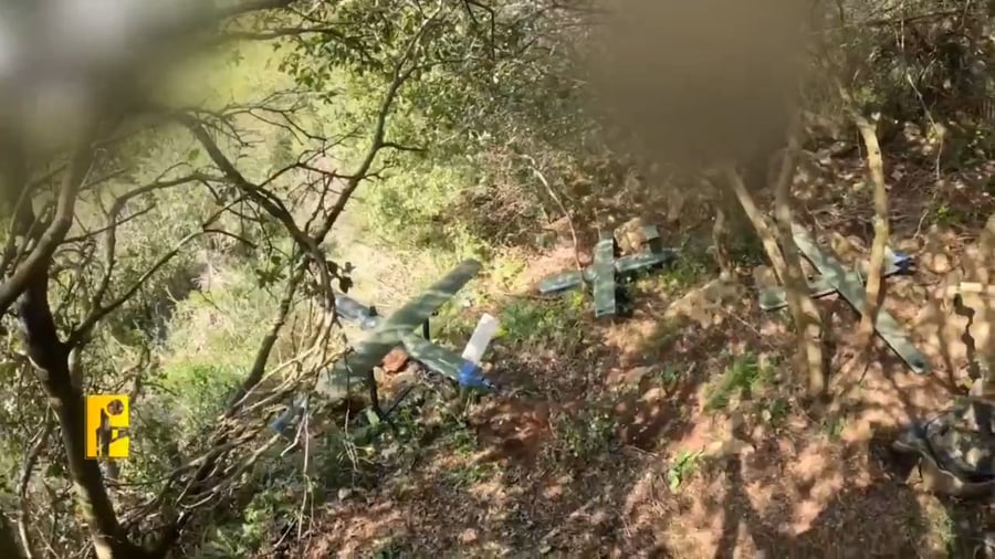 שיגור נחיל הרחפנים