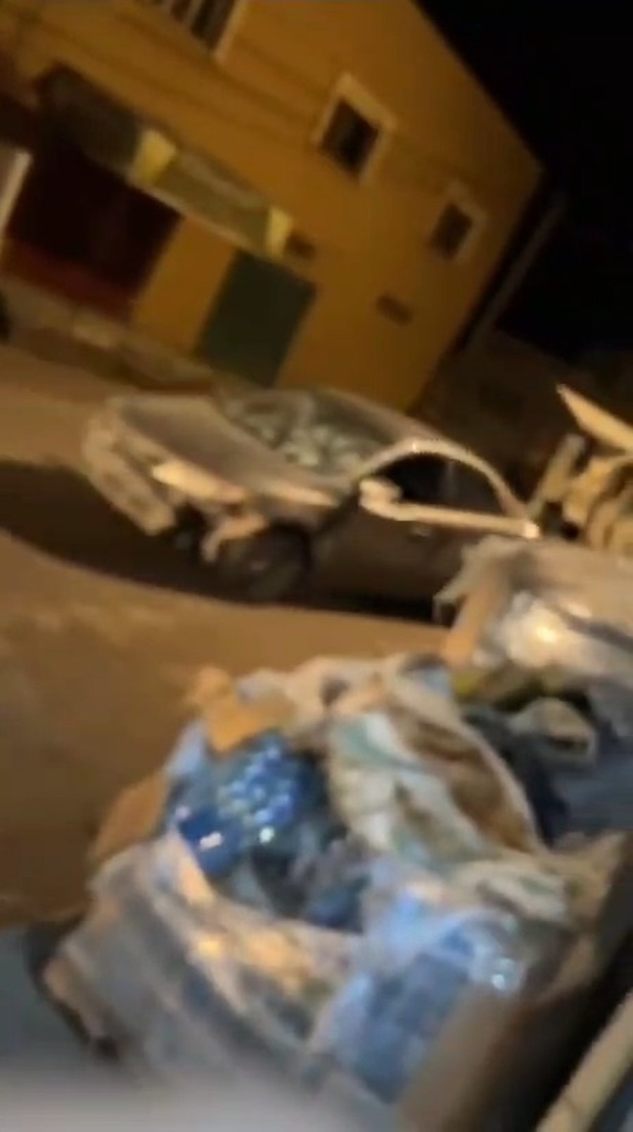 גרירת הרכב אחרי הירי