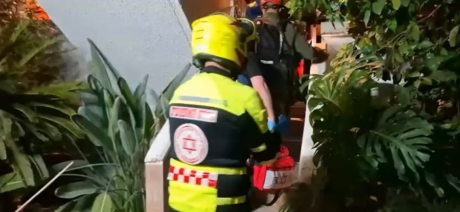 תיעוד מהזירה בכרמיאל