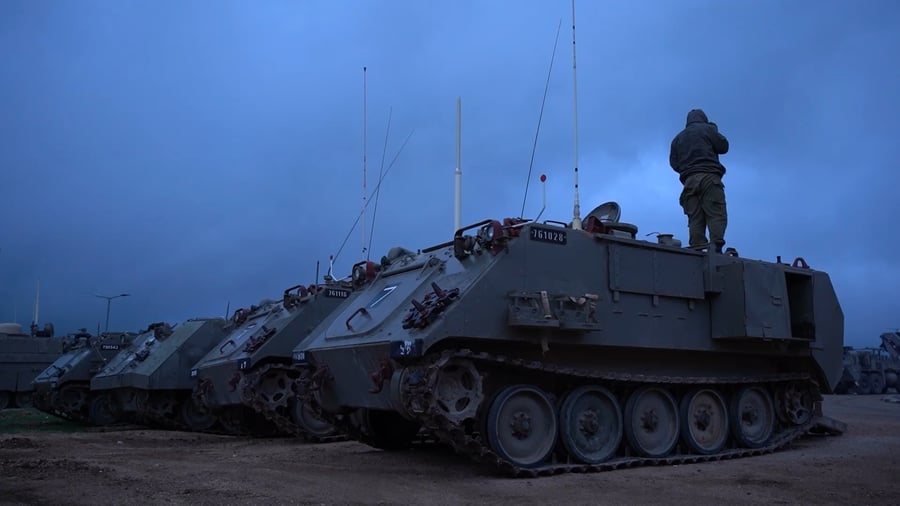 תיעוד מהיערכות כוחות אוגדה 36