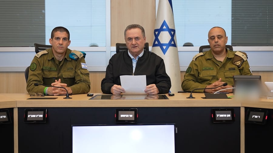דברי שר הביטחון ישראל כ"ץ בהערכת מצב