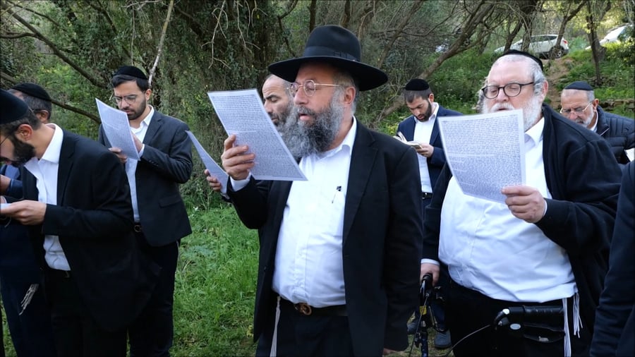 מיד אחרי הנץ: הגאון רבי בנימין חותה ב"ברכת האילנות"