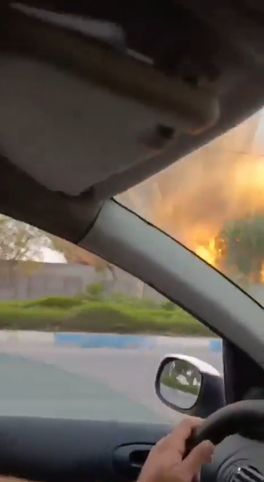  תקיפות אוויריות בבושהר, איראן.