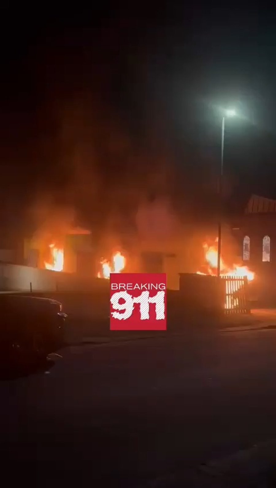 השריפה, הלילה