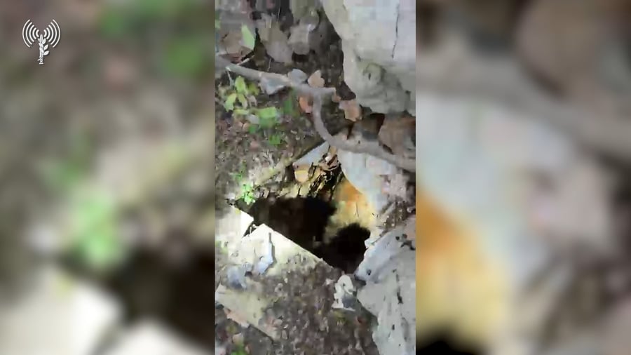 פיר שאותר בדרום לבנון ושימש את ארגון הטרור חיזבאללה