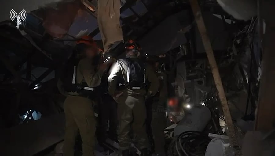 פעילות פיקוד העורף בזירה בבני ברק