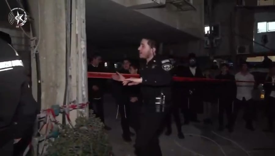 פעילות המשטרה בזירה בבני ברק