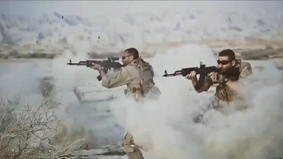 "אתם עומדים לפגוש את המאסטרים (נטולי הקסדות?) של לוחמת הקרקע"  -סרטון משמרות המפכה